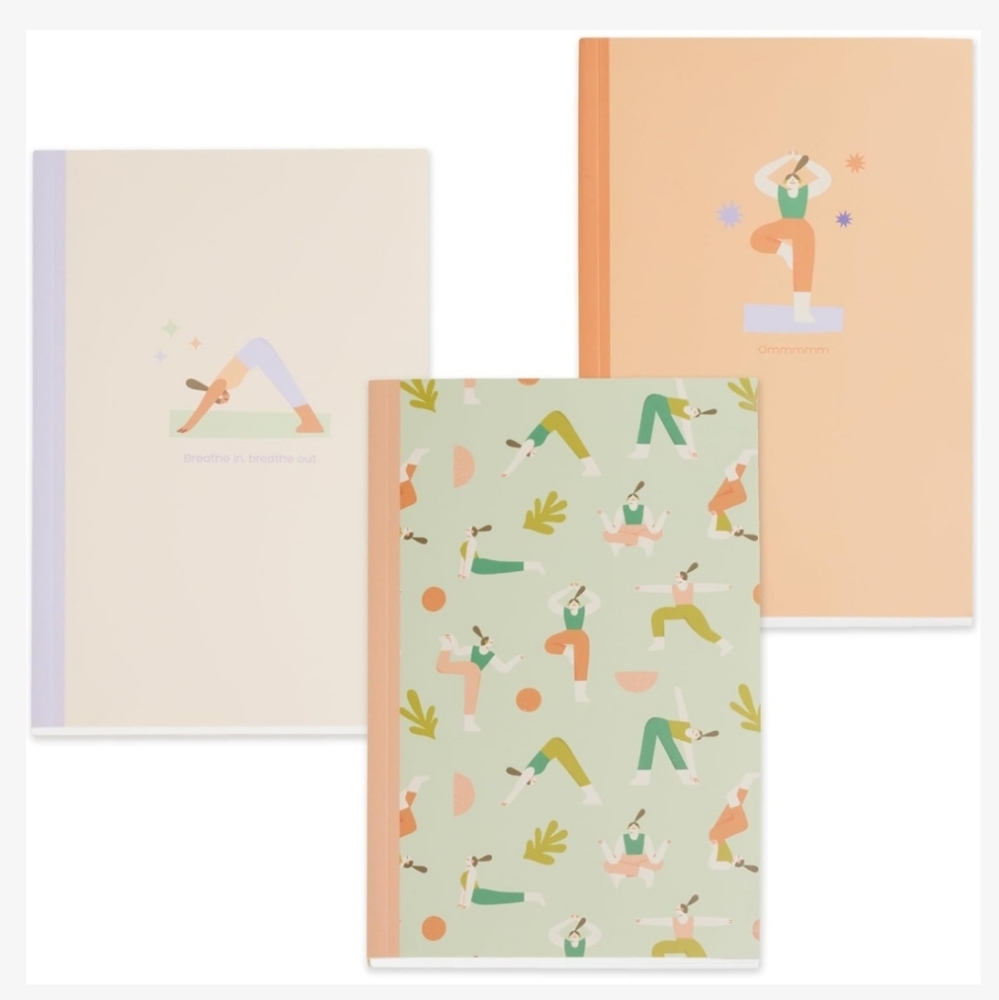 3 Yoga Journal Set